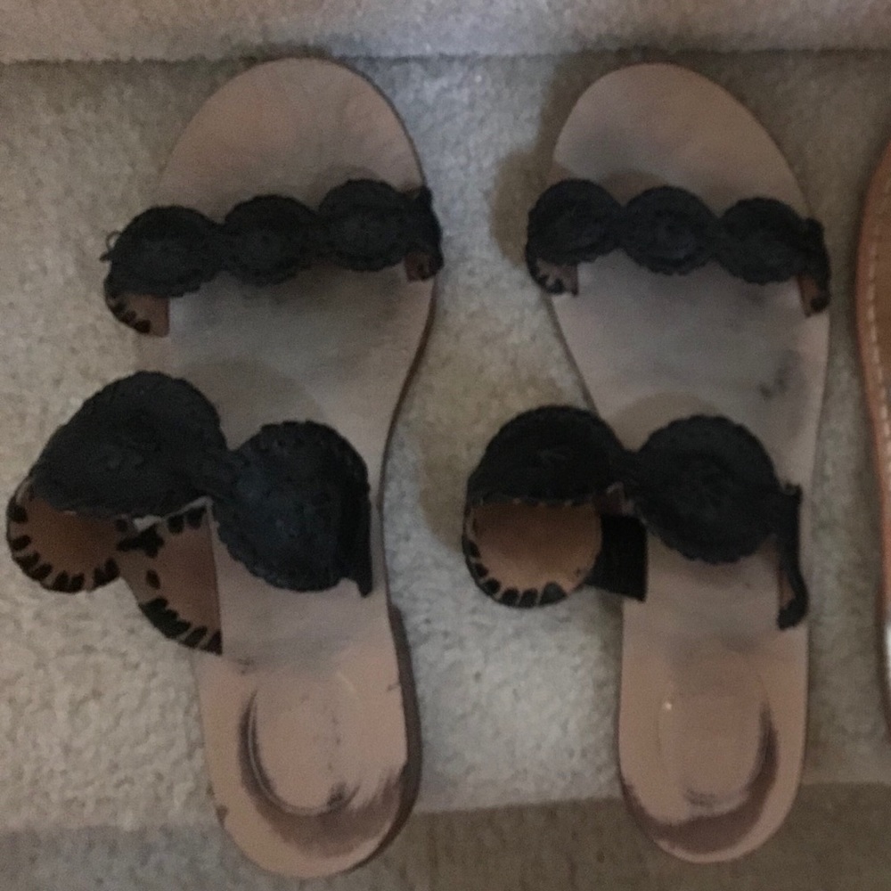 Black Jack Rogers Sandals